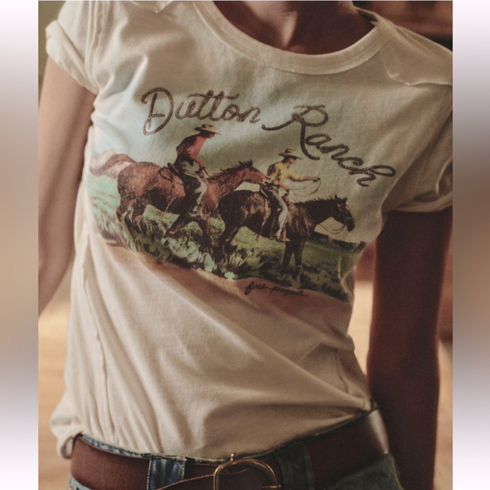 Free People Dutton Yellowstone Tee